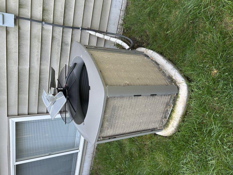 Completed comprehensive annual air conditioning tuneup and preventive maintenance service. Performed thorough system inspection beginning with indoor components, verifying air filter condition and confirming condensate drain line was flowing freely without obstructions. Proceeded to outdoor condensing unit where condenser coil was cleaned and washed to remove accumulated debris and ensure optimal heat transfer efficiency. Conducted detailed inspection of all external components including fan motor, compressor, electrical connections, and refrigerant line sets. Connected manifold gauge set to measure system pressures and temperatures across the refrigerant circuit. Verified system is operating within manufacturer specifications with proper temperature differential across the evaporator coil and adequate refrigerant charge levels. All components tested and found functioning properly with no deficiencies noted.