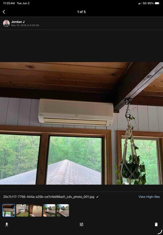 Performed comprehensive cleaning service on two ductless mini-split indoor units. Disassembled both head units using bib kit protection, thoroughly cleaned blower wheels and internal components, and verified proper condensate drain operation on both systems. All units reassembled, tested, and confirmed operating correctly.
