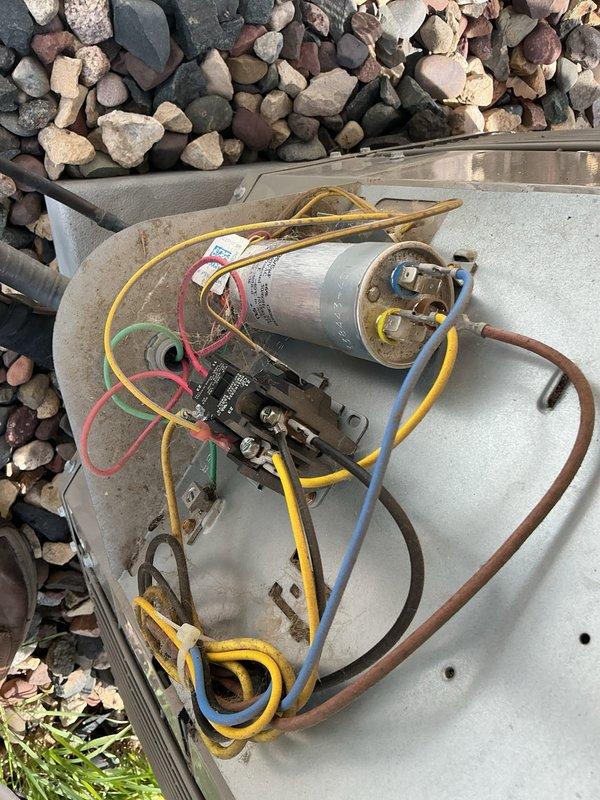 Responded to no cool call for 9-year-old AC system experiencing insufficient cooling with only 10-12 degree temperature differential from outdoor ambient. Diagnosed system low on refrigerant charge with 10-degree temperature split and 5-degree subcooling, indicating undercharge condition. Recharged system to manufacturer specifications, restoring proper cooling capacity and system performance.