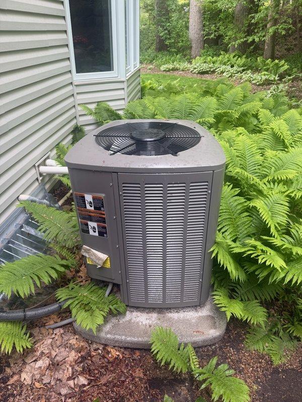 Performed preventive maintenance agreement tune-up on two residential air conditioning systems. Conducted comprehensive inspection of all electrical components, verified refrigerant charge levels on both units, and pressure-washed condenser coils to remove debris and organic matter. Both systems operating within normal parameters with no deficiencies noted at time of service.