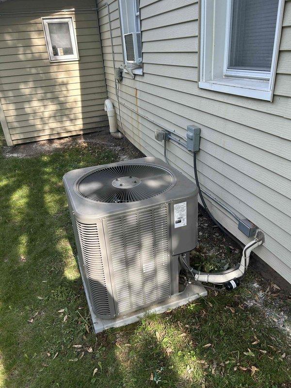 Completed full warranty repair on residential air conditioning system by replacing the evaporator coil and thermostatic expansion valve (TXV). After installation of new components, recharged the system with refrigerant to manufacturer specifications and performed comprehensive operational testing to verify proper cooling performance and system functionality. Unit is operating within normal parameters with no issues detected.