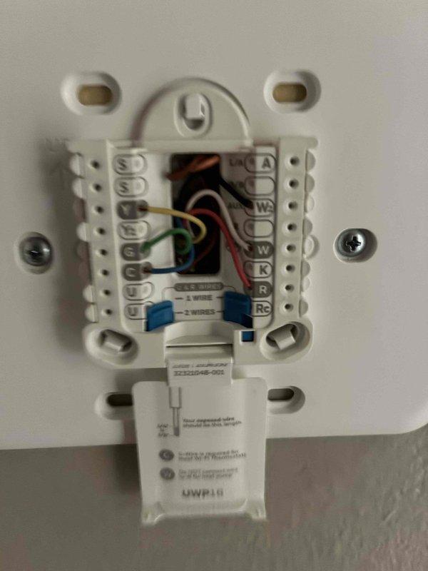 Returned to site to replace damaged control board and rewire HVAC system. Upon arrival, discovered severely compromised wiring configuration with all components incorrectly wire-nutted to R terminal, causing constant 24V feed to condenser and back-feeding through humidifier control, which damaged blower relay on original board. Removed all existing wiring and started complete rewire from scratch. Installed new control board and properly terminated all low-voltage connections for furnace, thermostat, air conditioning, and humidifier circuits. Added dedicated transformer for humidifier operation to prevent future electrical conflicts. Verified proper voltage at all terminal points and tested system operation in all modes. Furnace and humidifier cycling correctly with appropriate call signals. Air conditioning now responding properly to thermostat commands with correct on/off cycling at condenser unit. All components operating within normal parameters. System restored to full functionalit