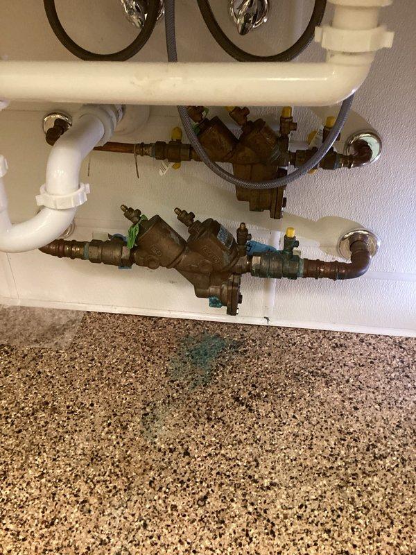 Completed comprehensive rebuild of two commercial RPZ backflow prevention assemblies up to 1" using standard repair kits with rubber parts. Disassembled both units, replaced all internal components including check valves, springs, and seals, then reassembled and pressure tested each device per industry standards. All backflow preventers passed testing and were returned to full operational status, ensuring proper protection of the potable water supply from contamination.