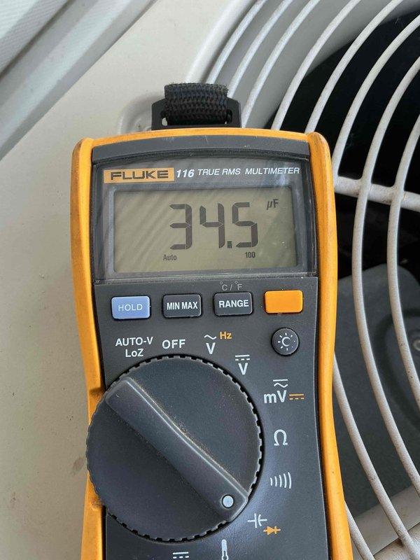 Responded to no cooling call on 22-year-old Nordyne air conditioning system. Upon arrival, discovered abnormally high head pressure with no visible restrictions in the refrigerant circuit. Inspected condenser coil, which was clean with minor fin damage insufficient to restrict airflow. Measured compressor amp draw at near maximum rated capacity, indicating imminent compressor failure. Noted presence of utility saver switch that reportedly cycles system off at same time daily during peak demand periods, which may be contributing to perceived failure symptoms. However, diagnostic testing confirmed system is exhibiting clear signs of end-of-life compressor degradation independent of demand management cycling. Reviewed replacement options with homeowner and scheduled follow-up consultation with service advisor for system replacement recommendations.