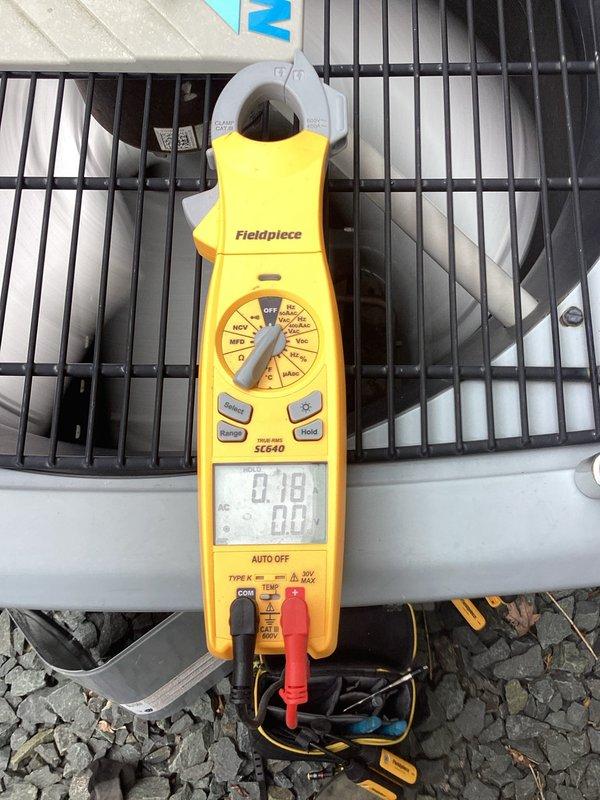 Completed annual cooling maintenance on a 1-year-old air conditioning system. Performed comprehensive AC tune-up including refrigerant level verification, amp draw testing, and system cleaning. All measurements within normal operating parameters and system confirmed in good working order.