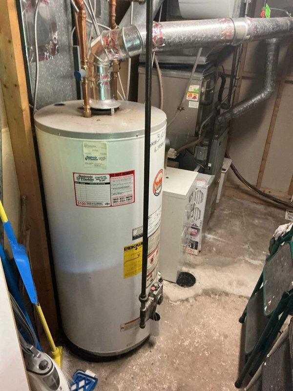 Responded to service call for frozen shut off valve identified during city water meter replacement. Upon inspection, determined the valve after the meter required replacement due to seized condition. Successfully replaced the defective shut off valve with new brass valve assembly, restoring proper water flow control to the residence. All connections tested and verified operational with no leaks detected.