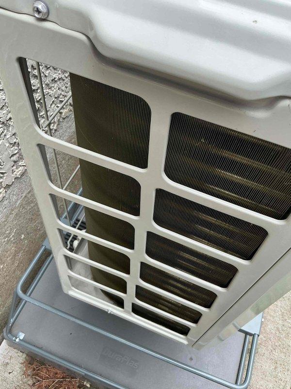 Responded to no cool complaint on mini-split system installed in April of previous year. Upon arrival, unit was operating and cooling properly with supply air temperature measuring 36°F, indicating efficient operation. Investigated reported humming noise at outdoor unit and moisture accumulation on condenser fins. Performed comprehensive system testing and operational checks of both indoor and outdoor components. Verified refrigerant charge, airflow, electrical connections, and overall system performance. All components found to be functioning within normal parameters. Unit operating as designed with no deficiencies noted at time of service.