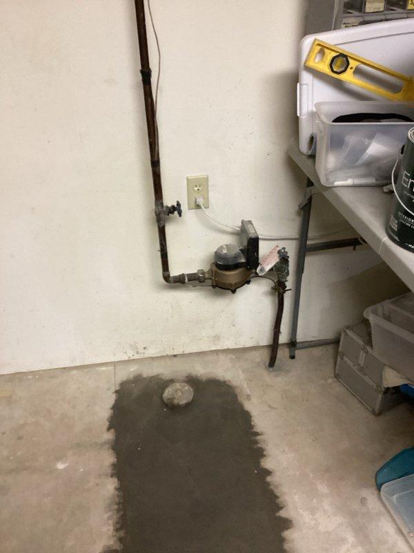Responded to follow-up service call for toilet installation that was left for homeowner to complete after previous pipe repair work. Upon arrival, discovered approximately one foot of debris in the drainage pipe, a broken toilet flange requiring repair, and an improperly sealed 4-inch cleanout plug that was actively leaking water onto the floor. Cleared debris from pipe, repaired the damaged flange, properly set and secured the toilet to the repaired flange, and sealed the 4-inch cleanout plug to eliminate the water leak.
