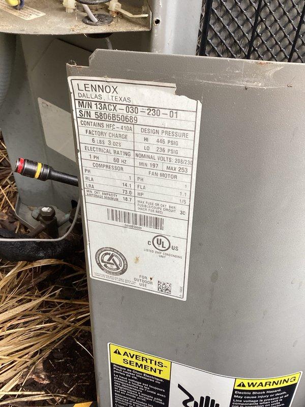 Responded to callback for excessive noise from Lennox 13ACX-030-230-01 condenser unit. Diagnosed condenser fan motor with failed internal bearings exhibiting excessive heat and approximately one inch of blade play. Additionally identified contactor producing loud buzzing when energized. Discussed component age and system condition, provided repair recommendations including replacement versus system upgrade options. Obtained approval for necessary repairs, submitted parts order for condenser fan motor replacement.