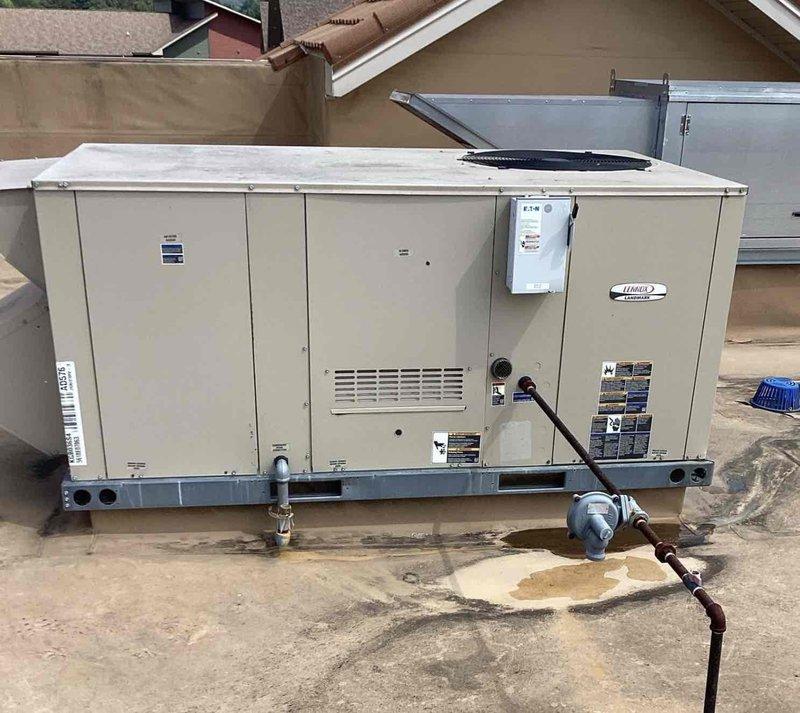 Performed scheduled maintenance on rooftop packaged HVAC unit. Replaced four 20x20x2 filters and thoroughly rinsed exterior coil and unit surfaces. Conducted operational testing to verify proper system performance and confirmed all equipment functioning within normal parameters.