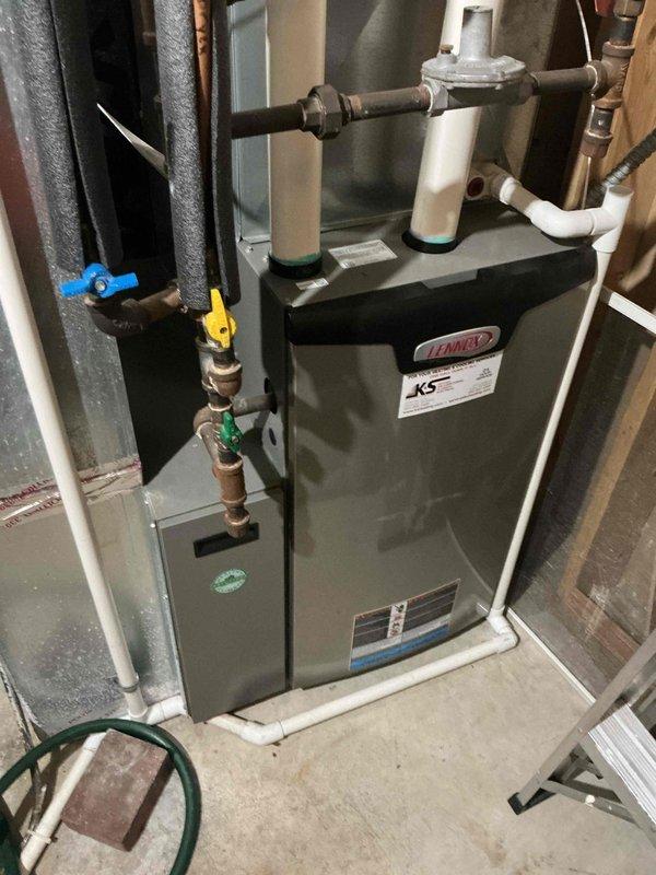 Responded to no cooling complaint on 16-year-old residential air conditioning system. Upon inspection, determined unit was low on obsolete refrigerant. Given the age of the system and the phase-out of the required refrigerant type, discussed repair limitations and replacement options with homeowner. Scheduled estimate appointment for new AC system installation to provide a permanent solution to the cooling issue.