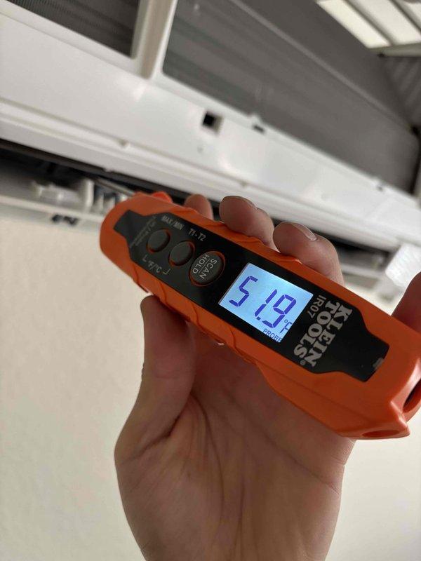Completed annual cooling maintenance on two A/C systems utilizing R-454B refrigerant and two mini-split systems. Performed comprehensive inspection and testing of all condensers, evaporator coils, motors, capacitors, compressors, thermostats, air filters, and condensate drains. Verified proper temperature differential across coils, checked refrigerant charge levels, and confirmed electrical component operation. Serviced mini-split systems including one condenser with two indoor heads and one condenser with one indoor head. All systems tested and operating within normal parameters with no deficiencies noted at ambient temperature of 87 degrees.