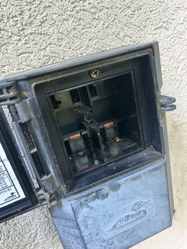 Responded to a no cool call on an older Carrier air conditioning system. Upon arrival, checked the furnace fault code which indicated a short in the low voltage circuit. Inspected the 3 amp fuse and confirmed a direct short was present. Traced the low voltage wiring through the outdoor unit and re-terminated connections between the indoor control board and outdoor low voltage terminals to isolate the fault. Tested the contactor coil and found it reading 0.5 ohms, confirming a failed and shorted coil. Replaced the outdoor contactor and re-terminated all low voltage wiring at both the indoor control board and outdoor unit connections. Rechecked system operation and confirmed the unit is now cooling normally with proper low voltage circuit function restored.