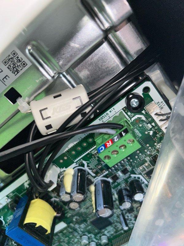 Responded to no-cooling complaint on newly installed A/C system that operated normally for 2-3 hours post-installation before failure. Confirmed thermostat calling for cooling, inspected and verified all low voltage and control wiring connections at indoor and outdoor units were properly terminated and secure. Inspected both control boards and confirmed all electrical connections intact. Control boards displaying fault codes A07 and A04 with flashing indicator lights on unit. Due to late hour, advised customer that extended diagnostic time is required to properly troubleshoot fault codes and identify root cause of system failure. Scheduled return visit to complete diagnostics and resolve cooling issue.