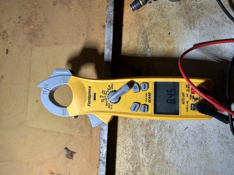 Responded to no cooling complaint on 12-year-old R-22 air conditioning system. Upon arrival, performed diagnostic testing and discovered system was nearly flat on refrigerant. Inspected indoor furnace unit and tested blower motor capacitor, which showed weak readings indicating potential failure. Verified air filter was clean and in acceptable condition. Provided homeowner with repair options for R-22 refrigerant recharge and system repairs, and coordinated with service advisor to schedule estimate for complete system replacement due to age of equipment and obsolete refrigerant type.