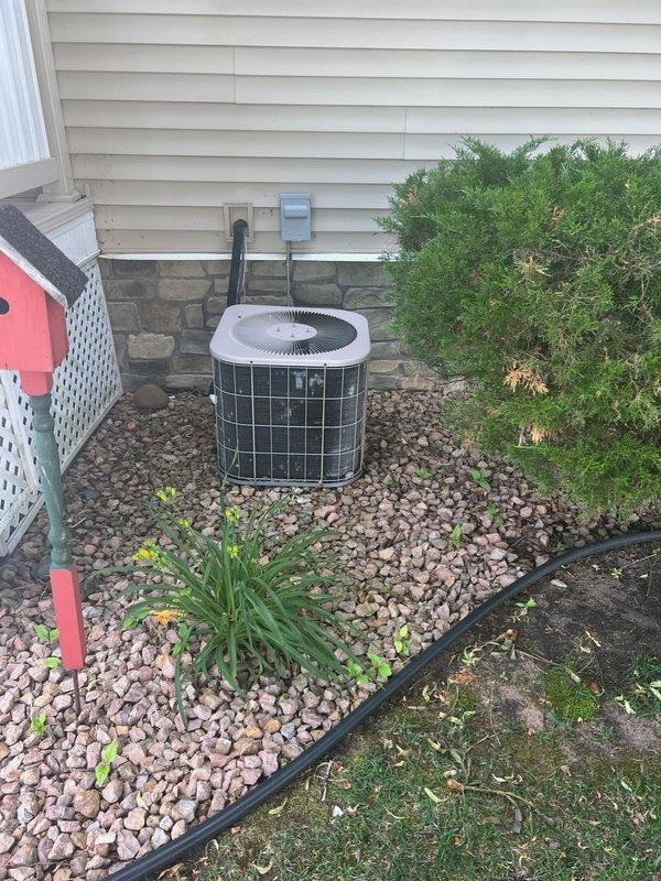 Responded to no cooling complaint on 20-year-old R22 residential air conditioning system. Upon arrival, started system and observed immediate freeze-up of evaporator coil, indicating critical refrigerant or airflow issues common in aging equipment. Due to system age, obsolete R22 refrigerant, and severity of failure, recommended comfort advisor consultation for replacement options rather than repair of failed components on unit well beyond expected service life.