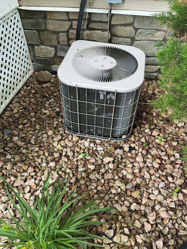 Responded to no cooling complaint on 20-year-old R22 residential air conditioning system. Upon arrival, started system and observed immediate freeze-up of evaporator coil, indicating critical refrigerant or airflow issues common in aging equipment. Due to system age, obsolete R22 refrigerant, and severity of failure, recommended comfort advisor consultation for replacement options rather than repair of failed components on unit well beyond expected service life.