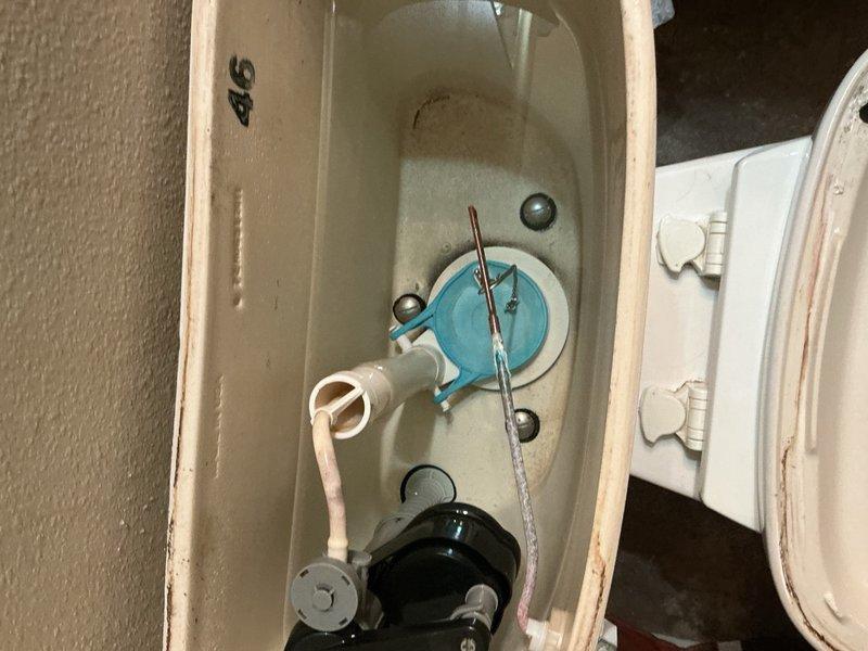 Responded to service call for two malfunctioning toilets exhibiting continuous running and intermittent cycling issues. Upon inspection, identified failed flappers causing water leakage in both units. Presented repair and replacement options to customer, who elected to proceed with component repair. Installed two new Mansfield flappers in both toilet tanks, ensuring proper seating and seal integrity. Conducted post-installation testing to verify complete resolution of leaking and running conditions. Both toilets now functioning properly with no further cycling or water waste issues observed.
