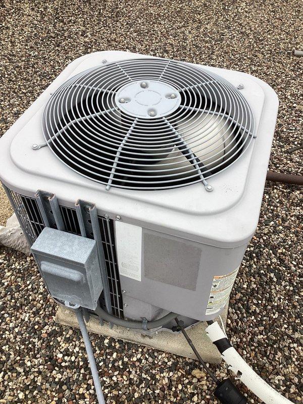 Responded to no cooling complaint on commercial rooftop unit. Upon inspection, found bent thermostat base pins preventing proper signal transmission. Repaired thermostat pins and verified connections. Discovered low voltage wiring incorrectly terminated at furnace control board. Cut and prepared new wire ends, reconnected to proper terminals per wiring diagram. Inspected rooftop condenser unit, verified refrigerant charge within specifications. Cycled system through complete operation, confirmed heating and cooling functions restored to normal parameters.