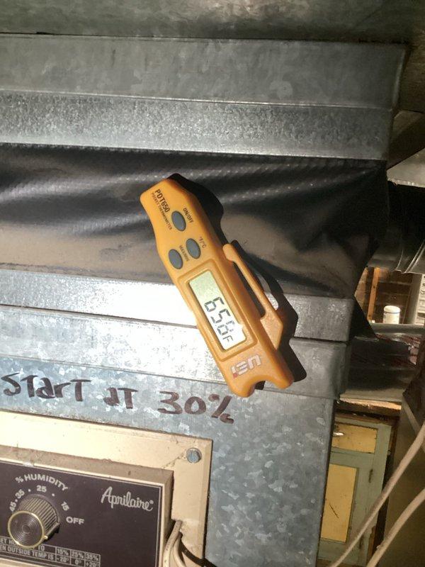 Completed annual cooling maintenance visit on residential HVAC system. Performed comprehensive tune-up inspection including electrical connections, ductwork evaluation, and humidity control system check. Unit found to be clean and operating properly with all components functioning within normal parameters and no issues identified.