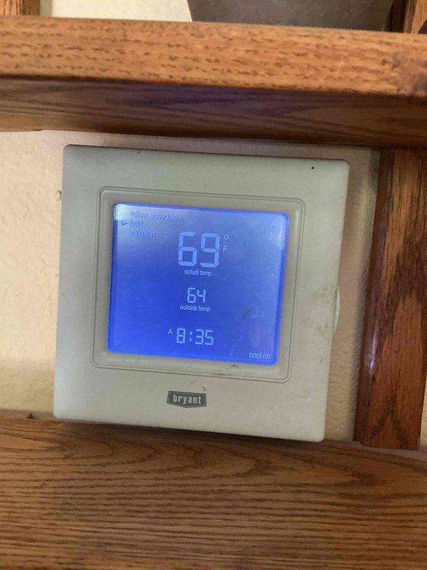 Responded to no cooling complaint on Bryant heat pump system. Upon diagnosis, identified failed capacitor and contactor preventing unit operation. Replaced both defective components and restored system to proper cooling function.