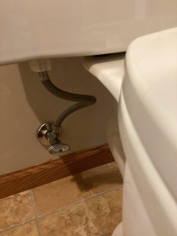 Completed replacement of single-handle kitchen faucet and installed three new angle stop shut-off valves with supply lines for three toilets throughout the residence. All fixtures were tested for proper operation and verified leak-free connections upon completion.