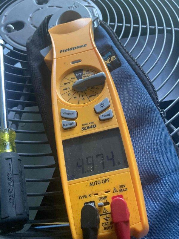 Completed comprehensive preventive maintenance agreement services including annual cooling system tune-up and biannual plumbing maintenance. Performed thorough inspection and tune-up of air conditioning system with all components operating within manufacturer specifications, verified proper refrigerant charge, tested electrical connections, and confirmed system temperatures at 220.4°F. Inspected Richmond water heater and plumbing systems per agreement protocols with no deficiencies noted; all equipment functioning properly with no concerns identified.