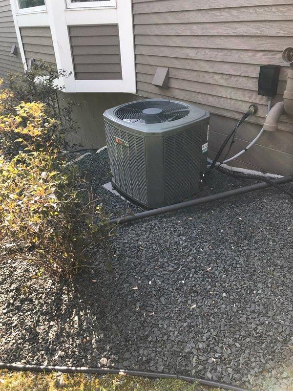 Completed routine spring maintenance tune-up on residential air conditioning system and furnace. During inspection, discovered a cracked heat exchanger in the furnace, which poses a safety hazard and requires immediate replacement. Performed comprehensive system evaluation of both HVAC units, with outdoor condenser unit and indoor equipment found otherwise operational per annual preventive maintenance agreement.