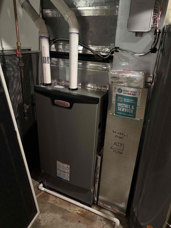 Completed annual cooling maintenance on one R-410A air conditioning system with outside ambient temperature at 64 degrees. Performed comprehensive inspection and tune-up including filter check, thermostat operation verification, temperature drop measurement, condenser unit inspection, coil examination, motor and capacitor testing, compressor assessment, refrigerant level verification, and condensate drain inspection. All components tested within normal operating parameters and system is functioning properly at time of service completion.