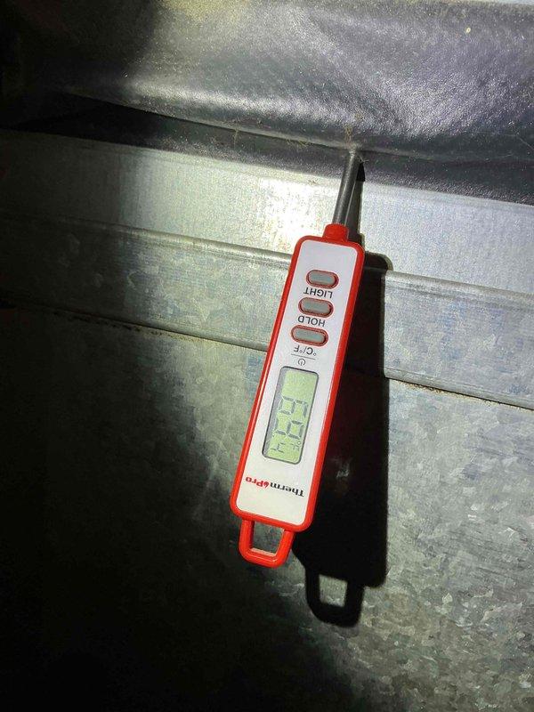 Completed comprehensive air conditioning maintenance and tune-up on a 17-year-old system. Performed diagnostic testing using digital multimeter and temperature probe, verifying proper system operation and electrical readings. System found to be functioning within normal parameters; capacitor previously replaced last year remains in good condition.