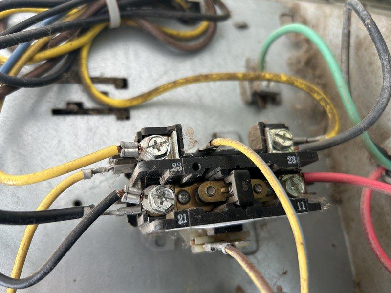 Responded to emergency service call for furnace leaking water extensively throughout unit, with water accumulation reaching the burner box. Identified the root cause as a completely blocked AC condensate drain line, which caused water to back up into the furnace while the air conditioning system was operating. Removed all standing water from burner box and furnace cabinet, then cleared the plugged condensate drain line to restore proper drainage function. Tested AC system operation to verify proper drainage after clearing blockage.

Performed complete outdoor condenser unit maintenance including coil cleaning and component inspection. During thorough inspection of furnace, discovered failed heat exchanger requiring replacement. Documented all findings with photographs of outdoor condenser unit showing accumulated debris and electrical connections. Advised customer of heat exchanger failure and scheduled follow-up appointment for replacement estimate and options.