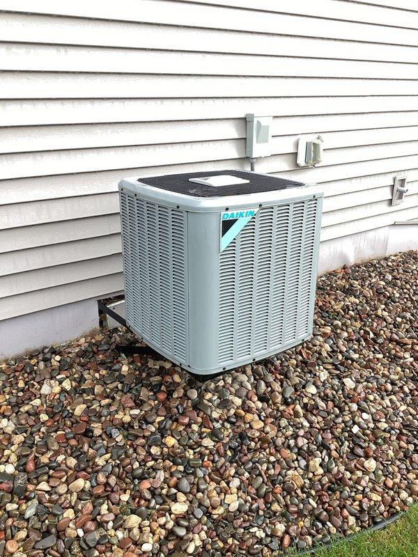 Completed comprehensive AC tune-up and maintenance service on residential cooling system. Performed thorough cleaning of outdoor condensing unit, replaced humidifier pad, and cleaned indoor components. System inspected and found to be in good working condition with no issues identified.