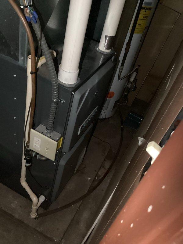 Completed comprehensive air conditioning tune-up for new homeowner at residential property. System inspection revealed AC unit operating efficiently with all components functioning properly. Replaced electrical filter as part of preventative maintenance service, and confirmed no deficiencies or concerns with overall system performance.