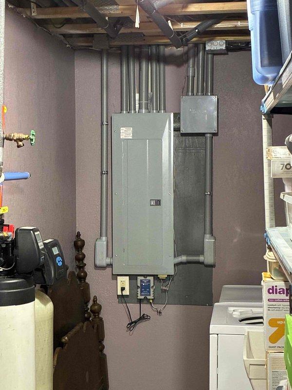 Performed preventive maintenance on approximately 20-21 year old Bryant R-22 air conditioning system. Connected gauges and verified refrigerant pressures within acceptable range. Cleaned condenser coils and inspected electrical components including capacitor and contactor. Capacitor reading 45/5 MFD with good values; contactor drawing 0.38 amps on low voltage coil. Inspected evaporator coil which showed no issues with 19-degree temperature drop across coil. Air filter recently changed and clean. Advised customer of system age, R-22 refrigerant phase-out considerations, and recommended against major repairs should failures occur in the future due to age of equipment. System currently operating within normal parameters and cooling properly.