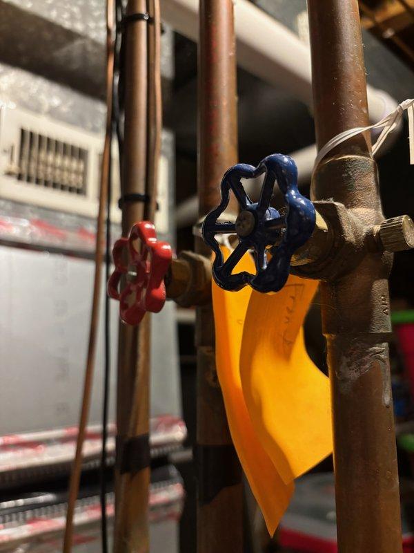 Responded to service call for leaking hose bibs and requested inspection of outdoor spigots and kitchen sink plumbing. Upon diagnostic evaluation, determined that the backyard hose spigot had dry rotted seals preventing proper sealing, while the front yard spigot was functioning correctly. Additionally, identified that the gate valve serving as the shut-off valve in the basement was leaking and required replacement.

Removed and replaced both spigot shut-off gate valves with new ball valves to provide improved reliability and easier operation. Removed the failed backyard hose spigot and installed a new non-frost-free spigot with fresh seals. Restored water supply to the system and conducted thorough leak testing of all new installations and connections. All components were operating properly with no leaks detected at completion.