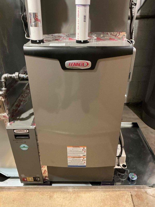 Completed annual cooling maintenance visit on Lennox AC system, including comprehensive inspection of capacitor, contactor, refrigerant charge, condenser coil, evaporator coil, control board, and amp draws—all components found operating within manufacturer specifications with 19-degree temperature drop confirmed. Addressed customer concern regarding yellow indicator light and provided thermostat programming instruction for upstairs temperature optimization. Premier One Pure Flo 24x26 furnace filter ordered for replacement to complete preventive maintenance service.