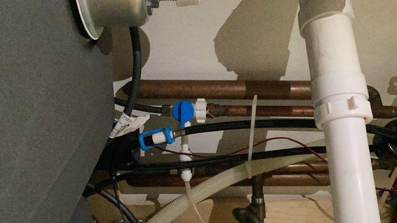 Installed customer-supplied kitchen faucet and completed full drain rebuild under sink. Replaced existing PVC drain assembly including P-trap, tailpiece, strainer, basket, and flange with new components up to 4 feet of piping. Connected new faucet to existing supply lines and shut-off valves. Verified all connections for proper seal and tested system for leaks. All fixtures operating correctly upon completion.