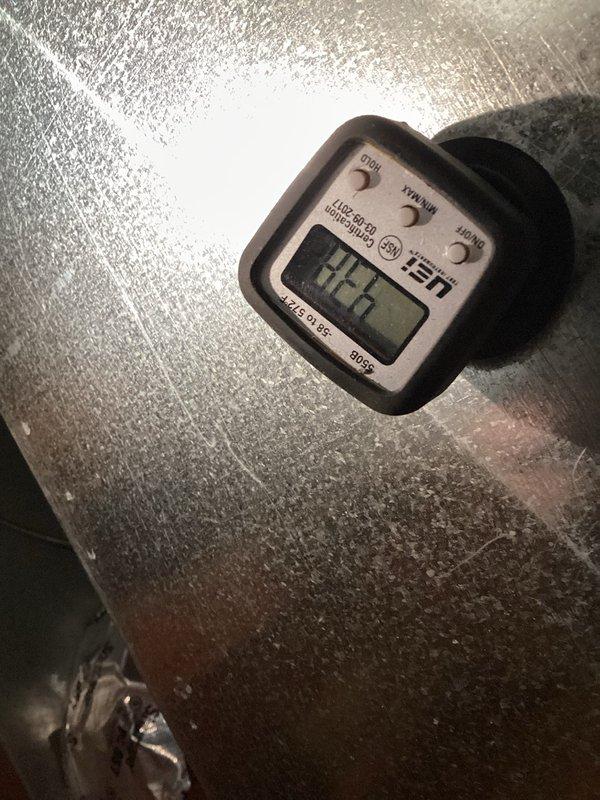 Replaced compressor under full parts and labor warranty on 4-ton AC system. Charged system to proper specifications achieving 8 degrees subcooling and 21-degree temperature split. Corrected airflow setting from F4 to F2, increasing CFM from approximately 1000 to 1560 for proper tonnage match. Static pressure measured at 0.65"wc. Removed plugged 4" furnace filter and installed 1" temporary filter. Verified all three zone dampers operating correctly on command. Identified two older damper assemblies on main and second floor zones with history of intermittent failure; recommended replacement quote for these units. Recommended shutting down air exchanger during warmer weather. System operating within manufacturer specifications upon completion.