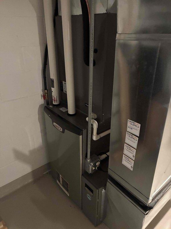 Performed comprehensive preventive maintenance on residential air conditioning system and tankless water heater. Cleaned outdoor condenser coil, inspected all electrical components and connections, verified proper operation with 20-degree temperature differential across evaporator coil. Confirmed air filter clean and condensate drain line clear with no obstructions.

Completed descaling flush on tankless water heater, removing minor scale buildup from heat exchanger. Flushed unit thoroughly and verified proper operation following service. All systems tested and confirmed operating within manufacturer specifications. Documented equipment condition with photographs. Provided estimate for expanded maintenance plan coverage.