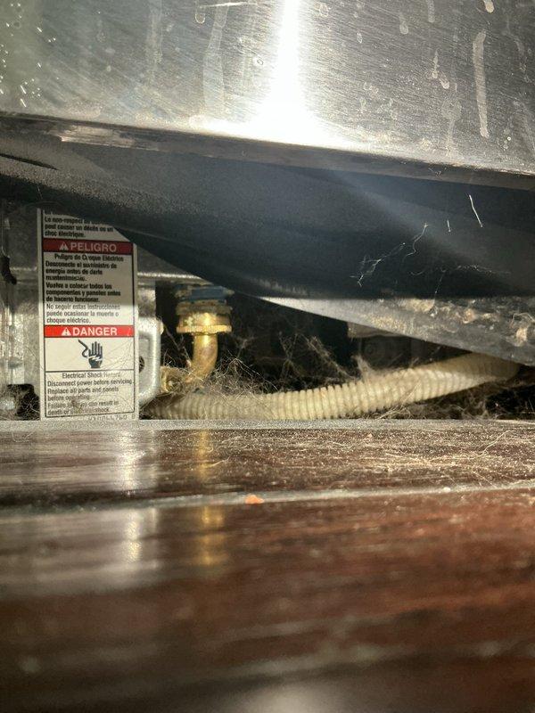 Responded to emergency call for flooding on lower level with water present in utility room. Upon arrival, confirmed water infiltration originating from toilet overflow and dishwasher operation, indicating main sewer line obstruction. Performed initial assessment and determined primary drain line was completely blocked, preventing proper wastewater discharge from plumbing fixtures. Documented existing conditions in utility room area including water heater installation and mechanical systems. Scheduled comprehensive drain cleaning service to clear main line blockage and restore proper drainage function to all affected fixtures.