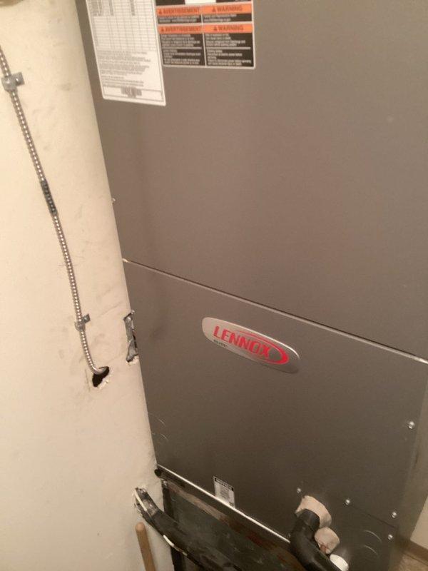 Completed comprehensive AC tune-up on rooftop unit, accessing system with provided key. Performed standard maintenance procedures including system inspection, component verification, and operational testing; filter had been previously changed prior to service arrival.