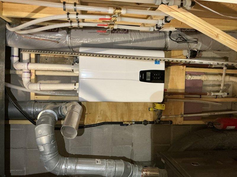 Completed comprehensive tune-up and maintenance on both furnace and air conditioning systems. The furnace exhibited heavy dust accumulation due to recent construction activity. Cleaned and dusted burners, scrubbed flame sensor, inspected heat exchanger for cracks or damage, and replaced air filter. Tested carbon monoxide levels which measured 23 ppm, within acceptable safety range. Verified condensation drain line is clear and draining properly. 

Performed exterior AC unit maintenance including coil rinse-down to remove debris and improve heat transfer efficiency. Inspected and tested capacitor for proper microfarad rating, examined contactor for pitting or wear, verified all electrical connections are secure, and checked refrigerant charge levels. All components operating within manufacturer specifications. Both heating and cooling systems are now optimized and ready for seasonal operation.