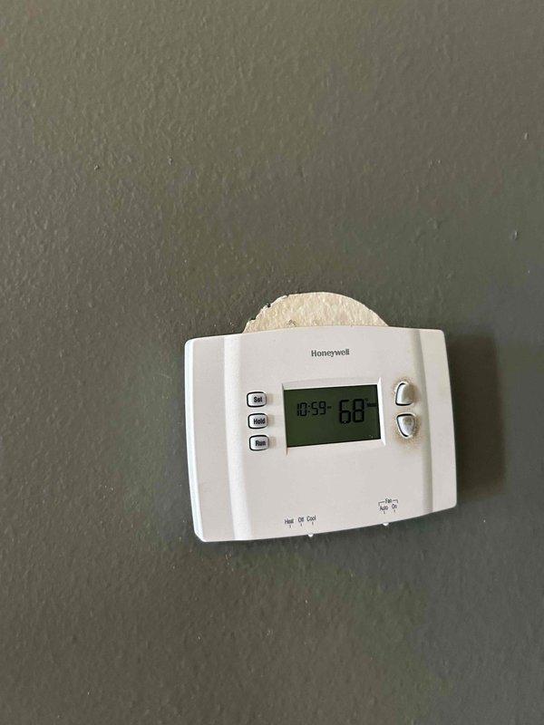 Performed comprehensive rooftop unit tune-up including replacement of air filters and inspection of all system components. Thermostat verified operational at 68°F with proper display function. Coil cleaning was not performed due to absence of exterior water source. All components checked and found operating within normal parameters with no deficiencies identified.