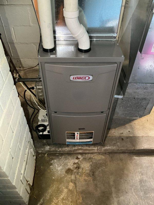 Completed annual air conditioning maintenance tune-up on 2-year-old Goodman system as part of recurring maintenance agreement. Condenser coil had accumulated significant dust and debris buildup, which was thoroughly rinsed and cleaned to restore proper airflow and heat transfer efficiency. System operating within normal parameters with no additional concerns identified at time of service.