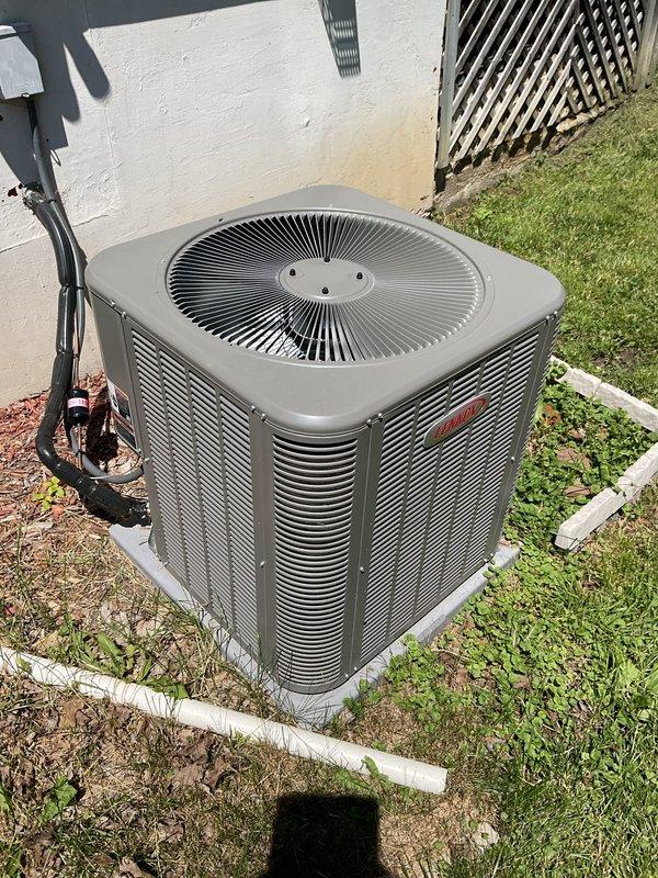 Performed comprehensive air conditioning tune-up on one-year-old system as part of annual maintenance agreement. Cleaned outdoor condenser coils, inspected and tested capacitor and contactor for proper operation, and verified system performance with temperature differential measurement of 18 degrees across the evaporator coil. All components found operating within normal parameters with no issues identified.