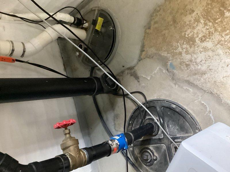 Completed biannual plumbing inspection including two water heaters (one in main residence, one in shop), water softener, sump pump, laundry hoses, and exterior faucets. Performed comprehensive leak detection throughout the property and verified all plumbing fixtures and equipment were functioning properly. All systems inspected and found to be in good working condition with no issues identified.