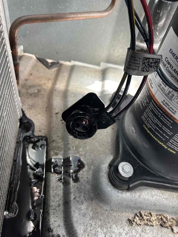 Responded to commercial rooftop unit (RTU) requiring contactor replacement on left side unit. Successfully replaced two defective contactors as previously sold and approved. Upon restoring power to the system and conducting operational testing, compressor 1 failed to operate properly, indicating additional component failure beyond the original scope of work. Unit requires further diagnostic evaluation and repairs to restore full functionality. Customer notified of secondary failure and additional service requirements.