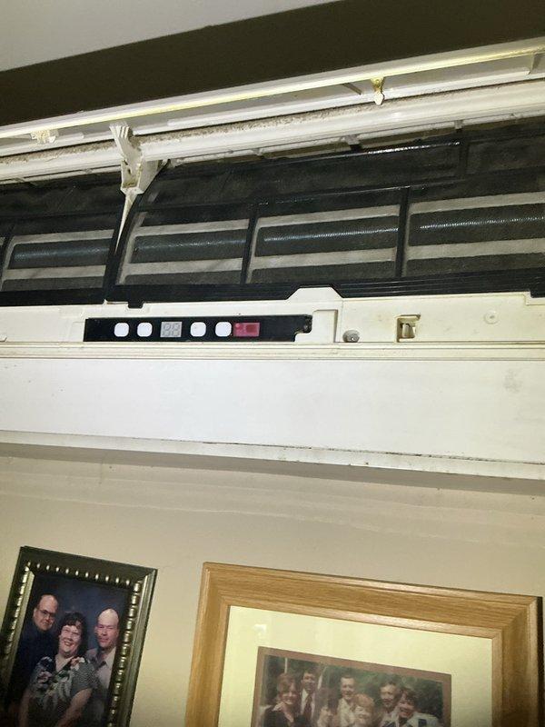 Performed scheduled maintenance on a 13-year-old single-head ductless mini-split system. Accessed and inspected internal components, finding the blower wheel heavily soiled with accumulated debris. Thoroughly cleaned the blower wheel and evaporator coils to restore proper airflow and system efficiency. Verified system operation with temperature split exceeding 20 degrees, confirming optimal cooling performance post-service.