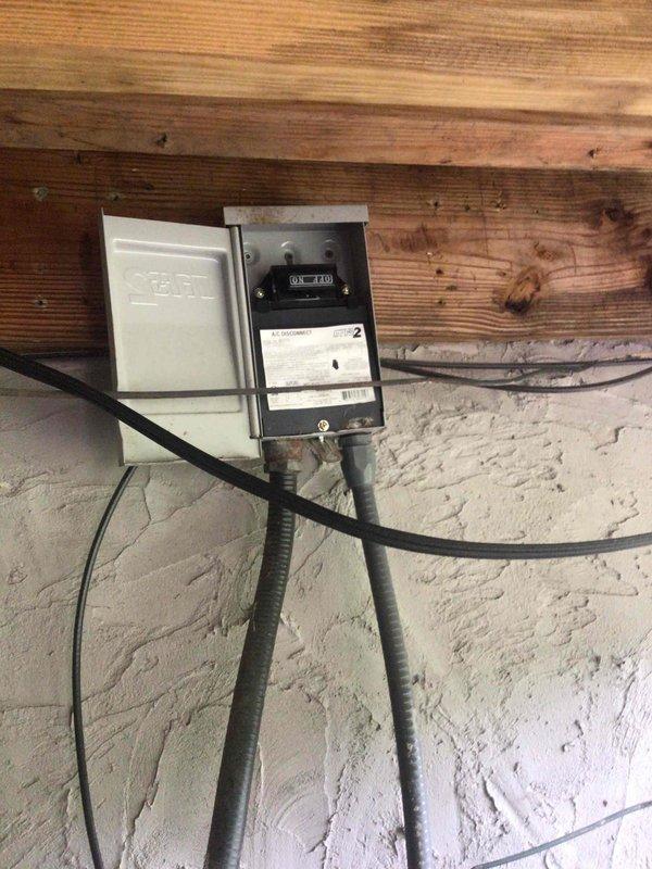 Responded to no cooling complaint on 8-year-old central air conditioning system. Upon arrival, performed system diagnostics and discovered furnace disconnect switch in OFF position. Customer had been organizing basement area and inadvertently turned off power switch at furnace. Restored power by switching disconnect to ON position, and system immediately resumed normal cooling operation. Verified proper system startup, confirmed adequate airflow, and ensured compressor and condenser unit were functioning correctly with no further issues present.