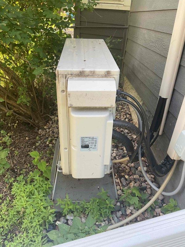 Completed annual preventative maintenance cooling visit on mini split system consisting of 2 outdoor condenser units and 5 indoor air handler heads. Performed comprehensive tune-up procedures on all equipment. Addressed reported issue of one indoor head producing rattling noise during startup and shutdown cycles. Upon inspection, found blower wheel contaminated with debris causing the noise. Thoroughly cleaned blower wheel, eliminating the rattle and restoring quiet operation.